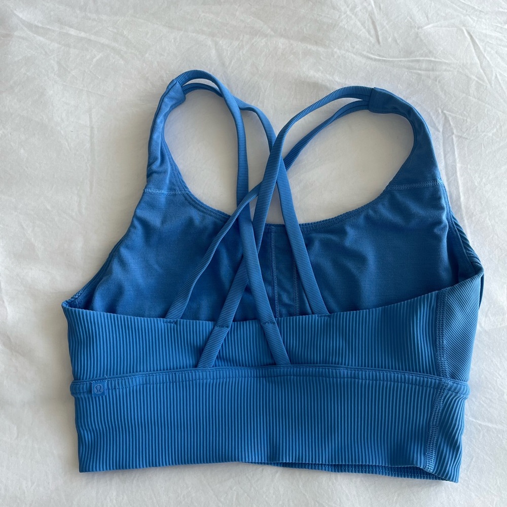 Lululemon Energy Longline Ribbed Sports Bra